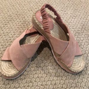 Marc Fisher Pink Espadrilles